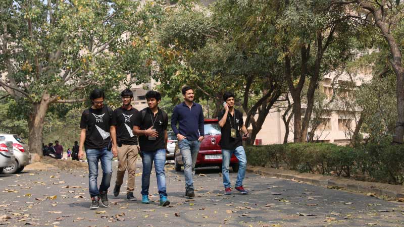 Binny Bansal with IIT Delhi students