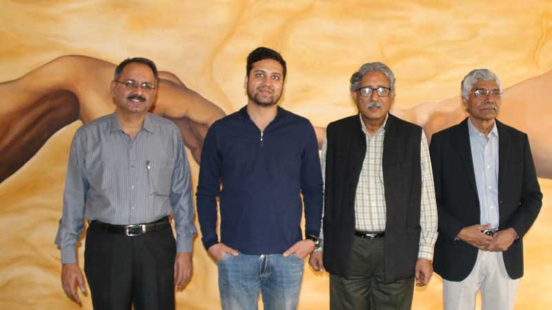 Binny Bansal with IIT Delhi faculty